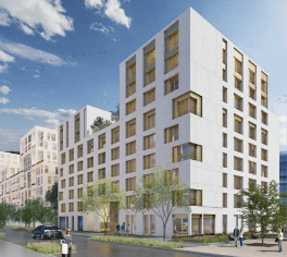 Construction, en conception réalisation, d’une Résidence de 149 logements et un local commercial à Lyon – ZAC des Girondins